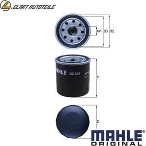 FILTRO OLIO OC 534 PER TOYOTA STARLET/1000/Combi COROLLA/Hatchback/Liftback/FX 1.0L - Foto 1 di 11
