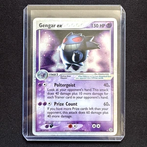 Gengar EX 108/112 Holo Ultra Raro ENG Verde Foglia Rosso Fuoco Pokémon TCG 2004 - Imagen 1 de 11
