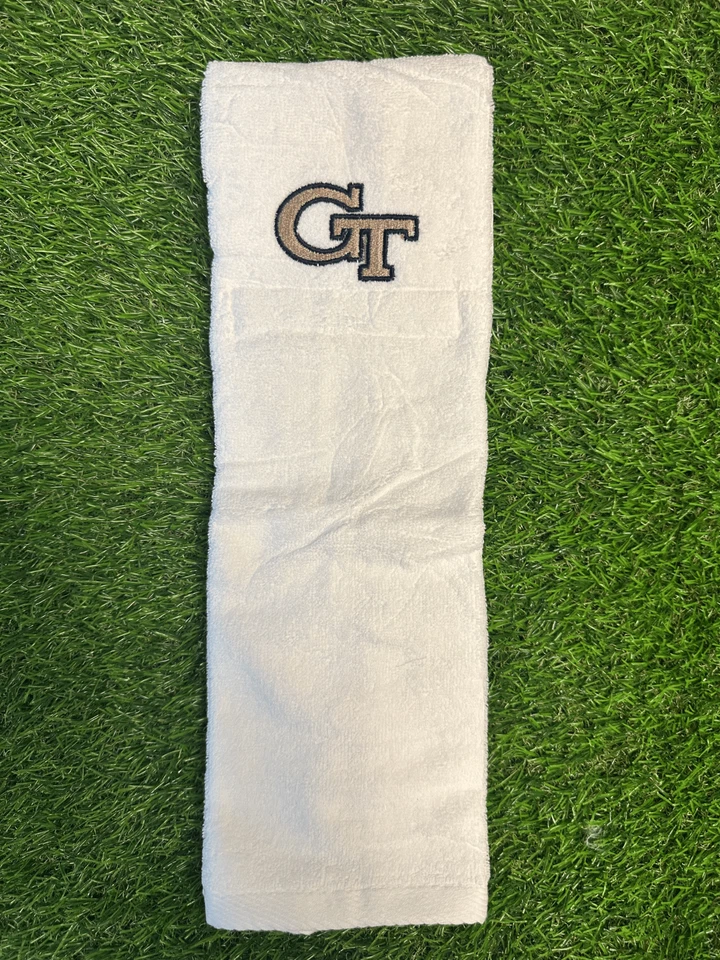 Toalla de fútbol Georgia Tech | Chaquetas amarillas toalla emitida por el equipo Foto 1 de 3