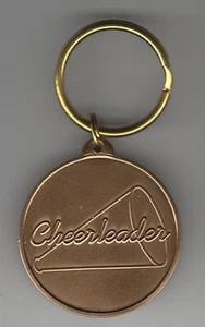 Cheerleader Megáfono Bronce Llavero - Imagen 1 de 2
