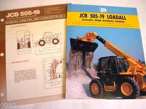 JCB 505-19 Loadall Forklift 10 Pages,1989 & 1994 Brochures # - Picture 1 of 1