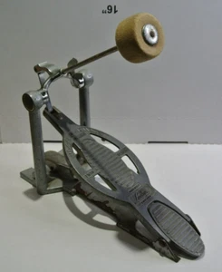 PEDAL DE BOMBO LUDWIG CHICAGO EE. UU. SPEED KING AÑOS 70 ¡para TU JUEGO DE BATERÍA! K610 - Imagen 1 de 11