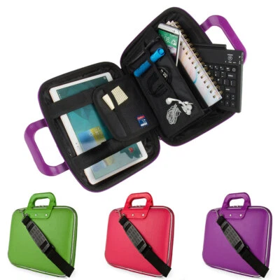 SumacLife Leather Tablet Shoulder Bag Carry Case For 11" Samsung Galaxy Tab S9 - Image 1 of 4