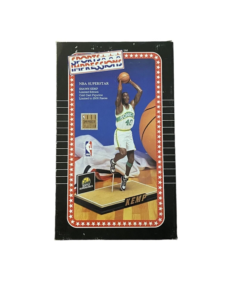 Estatuilla de colección Sports Impressions Shawn Kemp edición limitada nueva de stock Foto 1 de 4