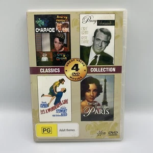 Charade - Penny Serenade - It's A Wonderful Life - Last Time I Saw Paris DVD R4 - Picture 1 of 6