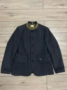 Herren Luis Trenker Janker Wolljacke Blazer gestreift Gr. 50 M-L - Bild 1 von 11