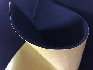 TELA DE NEOPRENO AUTOADHESIVA 3MM Espuma Aislamiento Insonorización Automotriz100CM - Imagen 1 de 5