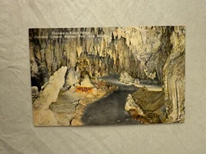 Carlsbad New Mexico Königspalast Carlsbad Höhlen Nationalpark Leinen Postkarte - Bild 1 von 2