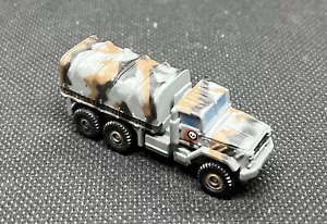 MICRO MACHINES M923 5 tonnellate camion merci militare grigio marrone mimetico raro terrore truppa - Foto 1 di 5