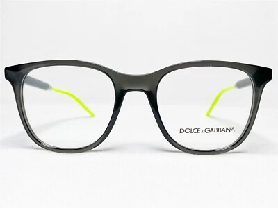 NUEVO Dolce & Gabbana DG5037 3160 Hombres Transparente Gris Monturas de Anteojos 51/20 Foto 1 de 4
