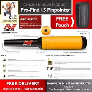 Minelab Pro-Find 15 Pinpointer | GOFIND15 | Professional metal detector | gold! - Picture 1 of 3