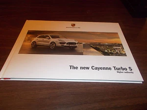 2012 Porsche Cayenne Turbo S HARD-COVER 48-Page Deluxe Sales Catalog - Picture 1 of 1