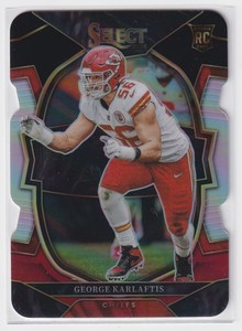 2022 Panini Select Red Black Prizm George Karlaftis Rookie #22 TS1