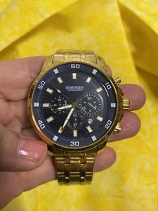 Men's Elegant and Functional Chronograph Watch, Stainless Steel, Waterproof - Picture 1 of 8