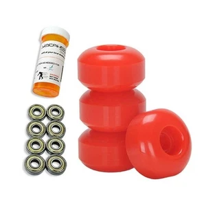 Yocaher Abec 7 Gold Bearings For Pro/ Regular Skateboards + Blank 52Mm Color W - Picture 1 of 2