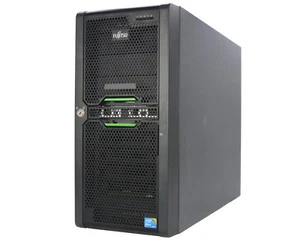 Server 4xCORE Fujitsu Primergy TX150 S7 Raid For Database For Windows 7 10 W42 - Picture 1 of 1