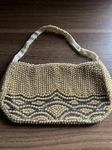 vintage evening beaded clutch purse bag Made In Japan - Picture 1 of 5