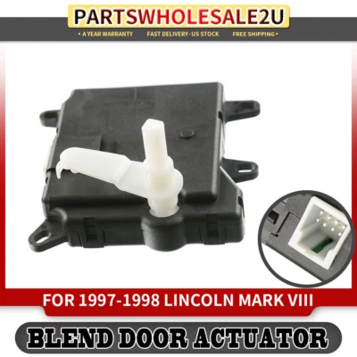 Main HVAC Heater Air Blend Door Actuator for Lincoln Mark VIII 1997-1998 604-915 - Image 1 of 4