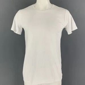 BALMAIN Size XL White Cotton T-shirt - Picture 1 of 5