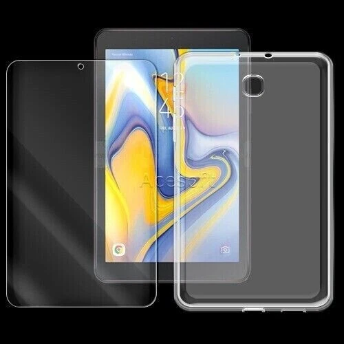 2in1 Kit Screen Protector TPU Case for Samsung Galaxy Tab A 8.0" (2018) SM-T387T - Image 1 of 1