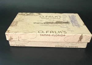 O. FALK'S Tampa Florida Jewerly Box, Empty - Picture 1 of 4