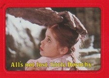 1985 WALT DISNEY RETURN TO OZ SINGLE TRADING STICKER #22 ALL'S NOT LOST