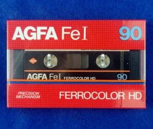 ein AGFA FE I FERROCOLOR HD 90 LEERES KASSETTENBAND - Bild 1 von 6