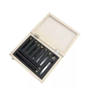 9 pezzi/set 8-20 mm utensile per tornitura in carburo indicizzabile tornio utensili da taglio per fai da te0816 - Foto 1 di 6
