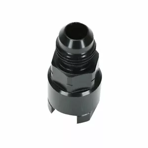 AN6 Fuel Adapter Fitting to 3/8 FOR GM Quick Connect LS With Clip Female Black - Picture 1 of 6