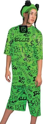 Billie Eilish Clásico Verde Cantante Estrella del Pop Vestido Elegante Halloween Disfraz para Adulto Foto 1 de 2