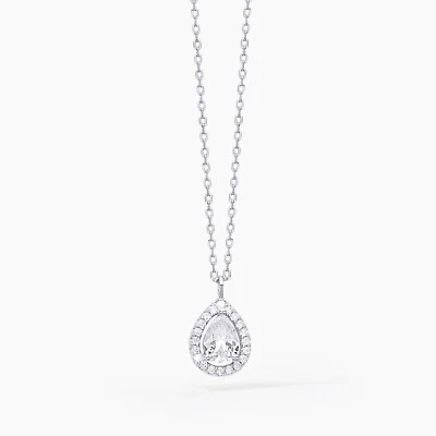 MABINA GIOIELLI  DROP  COLLANA  PUNTO LUCE  REFERENZA  553179   ARGENTO 925 - Immagine 1 di 3