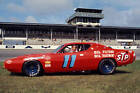 Buddy Baker Poses-Stp Dodge Charger At Daytona 01 January 1972 OLD PHOTO