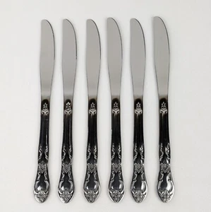 Oneida Venus Butter Knives 6 Stainless Steel 8.5" Knife Oneidacraft - Picture 1 of 6