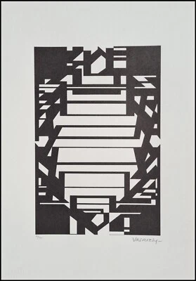 VICTOR VASARELY * Mindoro II * 50 x 35 cm*lithograph*Kunstdruck*limited # 60/500 - Bild 1 von 4