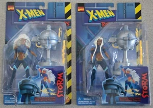 X-MEN LOT OF 2 ROBOT FIGHTERS STORM VARIATIOS 1ST & 2ND VERSIONS LONG/SHORT HAIR - Picture 1 of 6