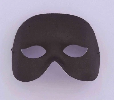 Mardi Gras Domino Eye Mask Assorted Colors Basic Masquerade Mask - Image 1 of 4