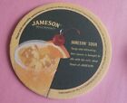 Jameson Irish Whiskey Lemon Lime / Jamison Sour Beer Coaster 