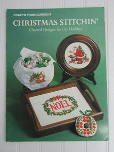Vintage Christmas Stitch Designs For The Holidays Book By Current 1984 - Picture 1 of 5
