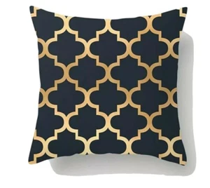 5xCushion Covers geomatric design,lovely design soft material,UK stock - Picture 1 of 4
