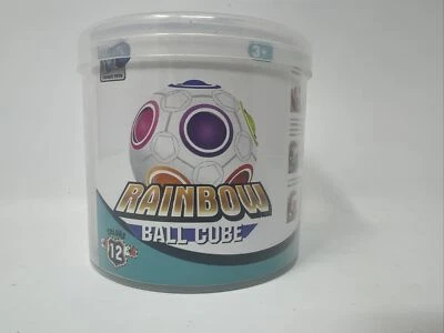 Bola arco-íris inquietação mão estresse bola alívio cubo Rubik foco autismo figura - Imagem 1 de 3