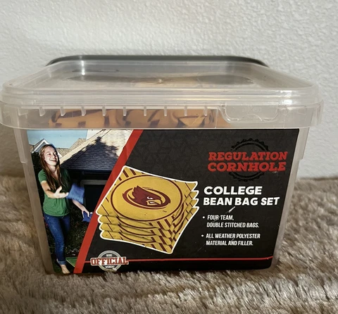 Wild Sports NCAA College Iowa State University Bean Bag Set (4 Pack) Cyclones Cover