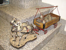 Powóz konny Wózek konny Wózek na mleko Drewno / metal Niemcy około 1880 roku ogromny