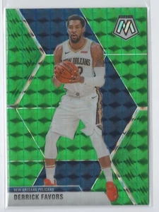 19-20 Mosaic Green #186 Derrick Favors Base Pelicans - Picture 1 of 1