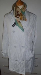 OPUS top Kurz Mantel Knitterlook Casual Look grau hellgrau M 40 - Bild 1 von 5