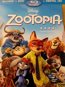 Zootopia (Blu-ray and DVD Combo, 2016) with Slipcover - Foto 1 di 3