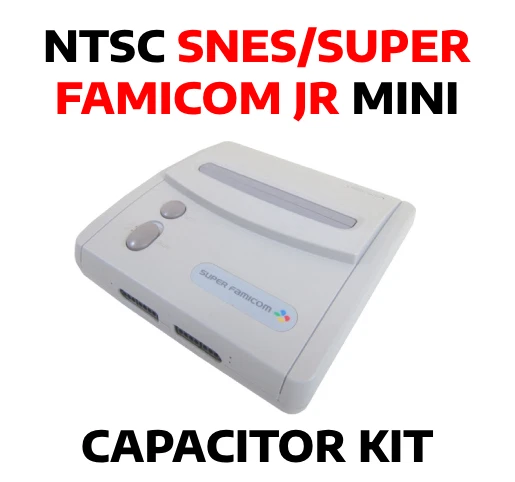 SNES Super Nintendo / Super Famicom Jr Mini Capacitors Cap Kit Recap SNN-CPU-01 - Image 1 of 1
