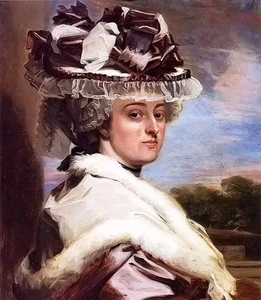 Oil painting john singleton copley - portrait of letitia f. balfour no reserve - Picture 1 of 1