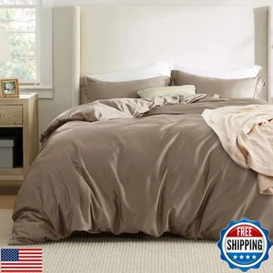 Bedsure Kühlender Bettbezug King Size - Feuchtigkeitstransportierender und seidiger Eukalyptus - Bild 1 von 5