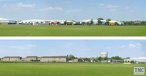 ID205 ID Backscenes OO Retail Park 3 Metres Long in 2 sections (38cm x 300cm) - Picture 1 of 1