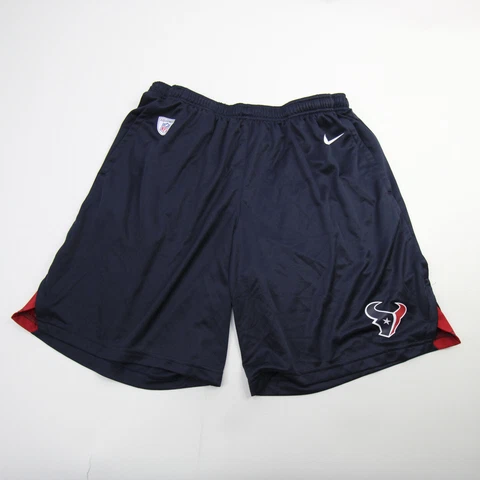 Houston Texans Nike NFL Training Dri-Fit Practice Shorts Men's Blue/Red Used Cover